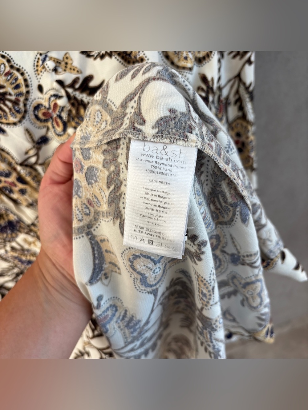 Ba&Sh Volver Robe Dress, Size L - Picture 9 of 13